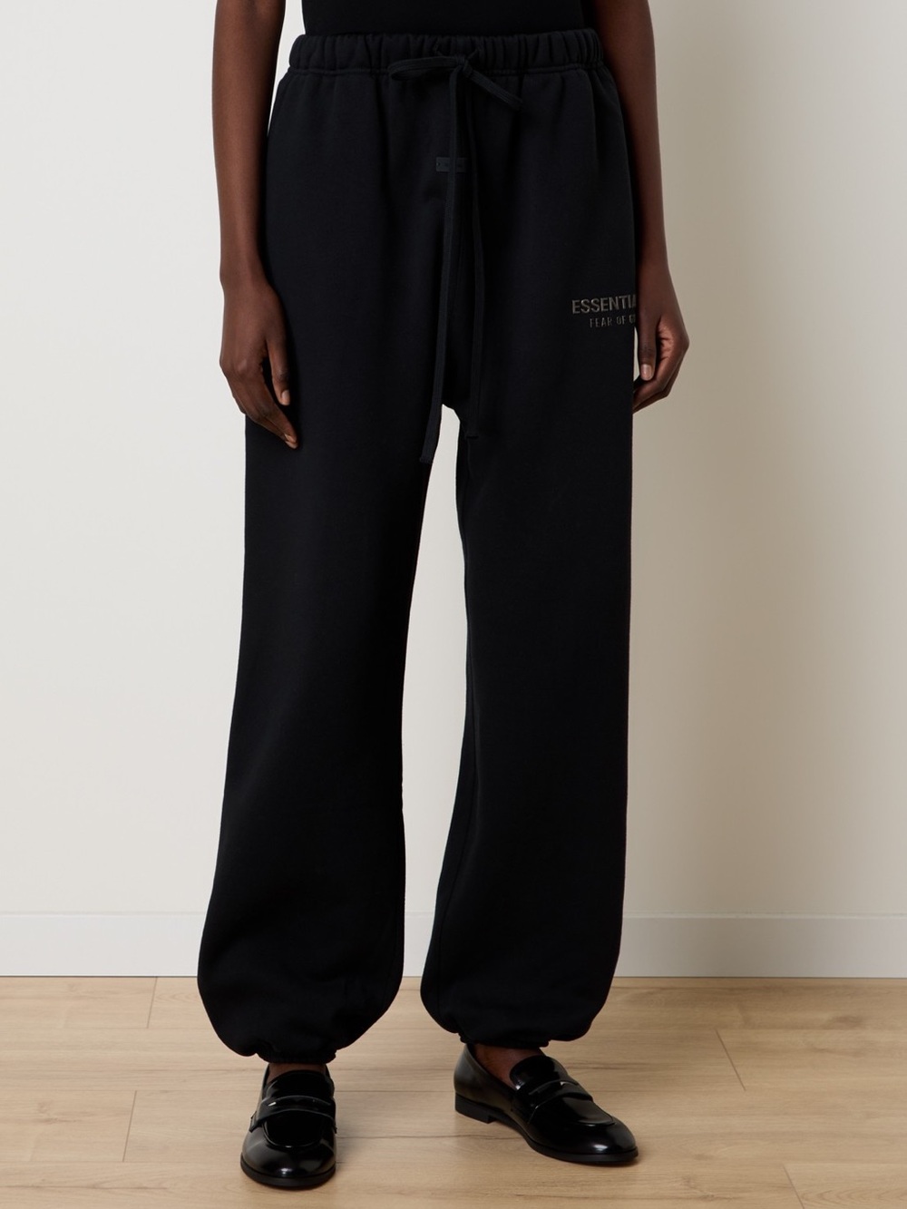 Fear of God Essentials Classic Black Fleece Sweatpants